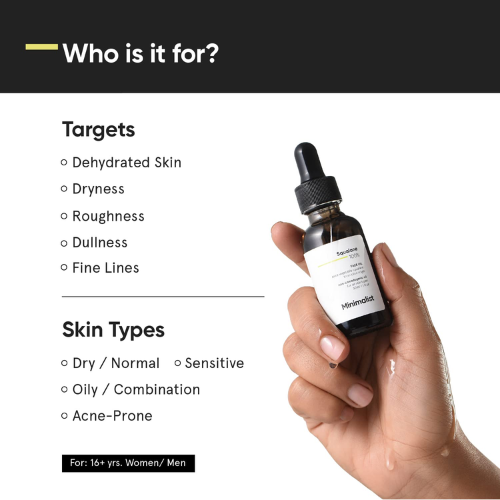 Minimalist Squalane 100% Face Oil