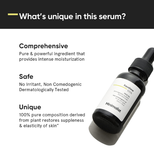 Minimalist Squalane 100% Face Oil