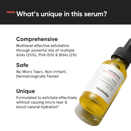 Minimalist AHA PHA BHA 32% Face Peel 30ml