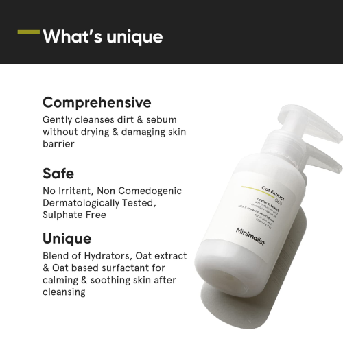 Minimalist Oat Extract 6% Gentle Cleanser