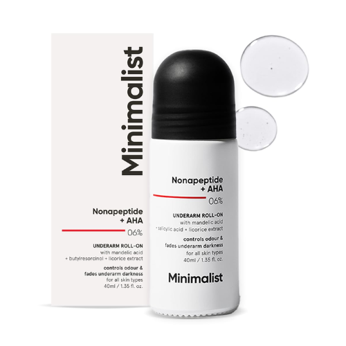 Minimalist Nonapeptide + AHA 6% Underarm Roll-On