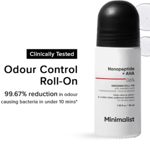 Minimalist Nonapeptide + AHA 6% Underarm Roll-On