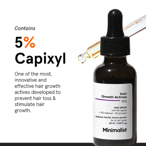 Minimalist Hair Growth Actives 18% Hair Serum 60ml