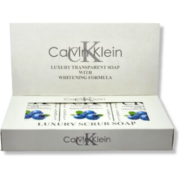 Calvin Klein Blueberry Luxury Scrub Soap with Whitening Formula – Skin Brightening & Deep Exfoliation