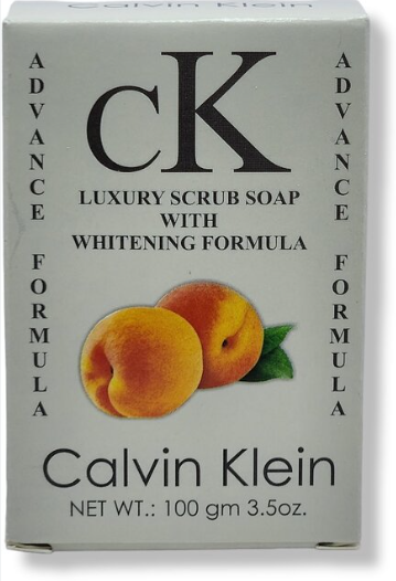 Calvin Klein Peach Luxury Scrub Soap – Whitening & Exfoliating Overnight Glow