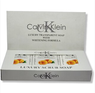 Calvin Klein Peach Luxury Scrub Soap – Whitening & Exfoliating Overnight Glow