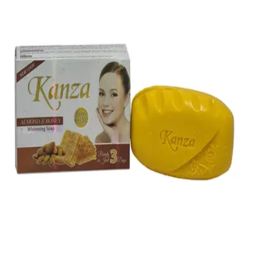 Kanza Almond & Honey Whitening Soap – Nourishing, Brightening & Moisturizing Bar (100g)