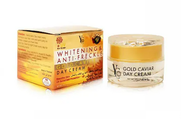 YC Whitening & Anti-Freckle Gold Caviar Day Cream – Brightening & Nourishing Daily Moisturizer (50g)