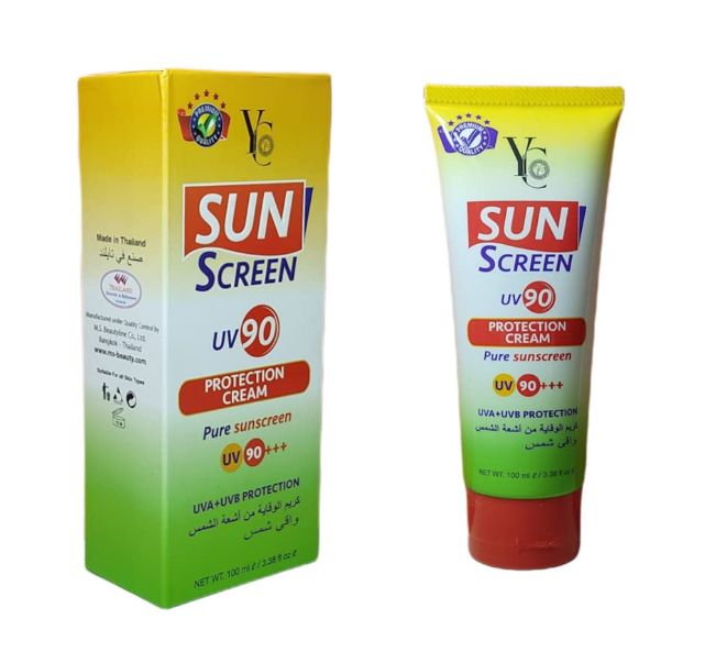 YC Sunscreen UV 90+++ Protection Cream – Pure Broad-Spectrum Sunblock for All Skin Types