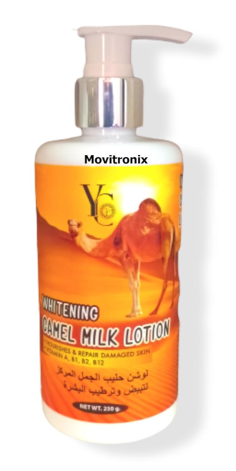 YC Whitening Camel Milk Lotion – Deep Moisturizing & Skin Brightening Body Lotion