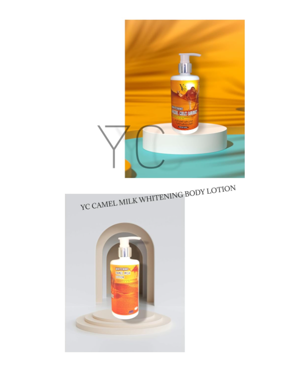 YC Whitening Camel Milk Lotion – Deep Moisturizing & Skin Brightening Body Lotion