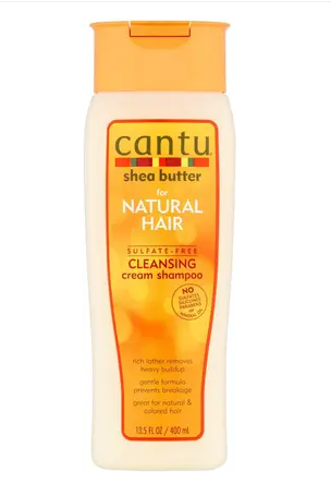 Cantu Shea Butter Cleansing Cream Shampoo – Sulfate-Free Cleanser for Natural Hair