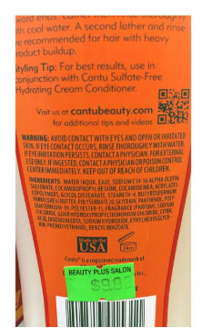 Cantu Shea Butter Cleansing Cream Shampoo – Sulfate-Free Cleanser for Natural Hair