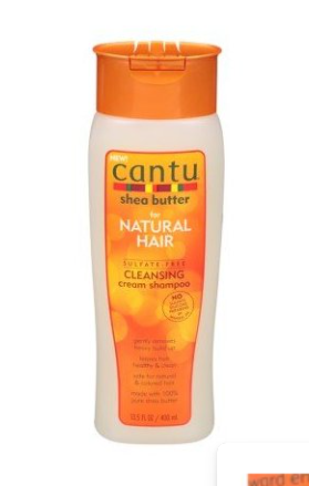 Cantu Shea Butter Cleansing Cream Shampoo – Sulfate-Free Cleanser for Natural Hair