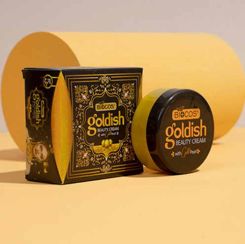 Biocos Goldish Beauty Cream – Skin Brightening & Nourishing Cream (30g)