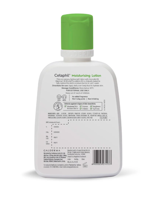 Cetaphil Moisturising Lotion – 100ml (For Normal to Dry, Sensitive Skin)