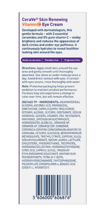 Skin Renewing Vitamin C Eye Cream – Brightening & Anti-Aging