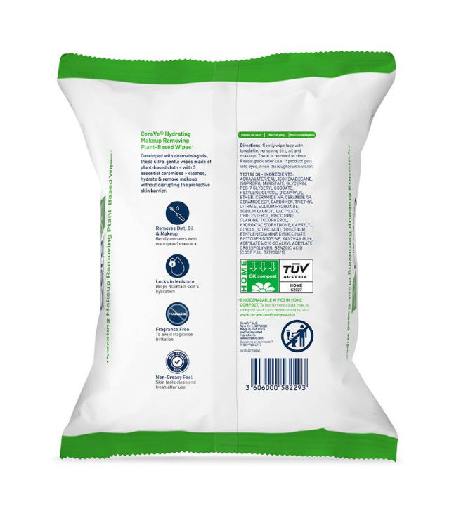 Hydrating Makeup Removing Plant-Based Wipes – Gentle & Eco-Friendly Cleansing