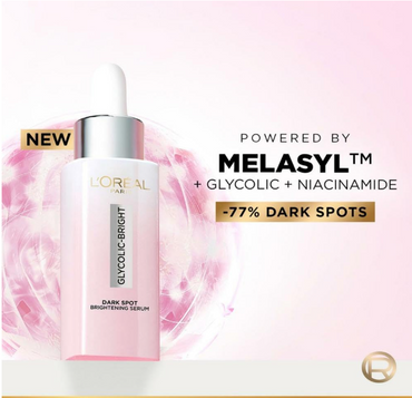 L'Oréal Paris Glycolic Bright Dark Spot Brightening Serum – 30ml