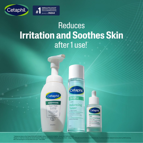 Cetaphil Soothing and Comforting CICA Restoring Serum – 30ml | Intensive Repair for Weakened, Sensitive Skin