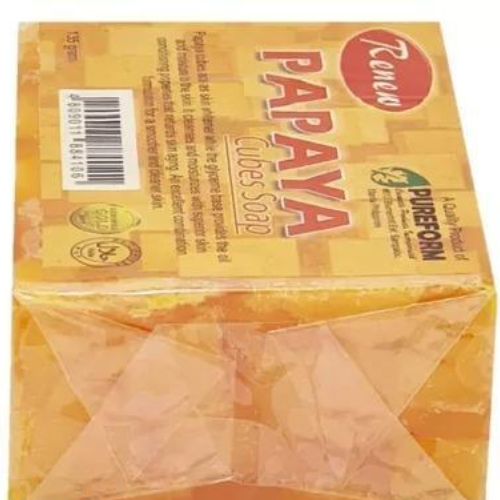 Renew Papaya Cubes Soap – Brightening & Nourishing Skin Whitening Cubes (135 g)