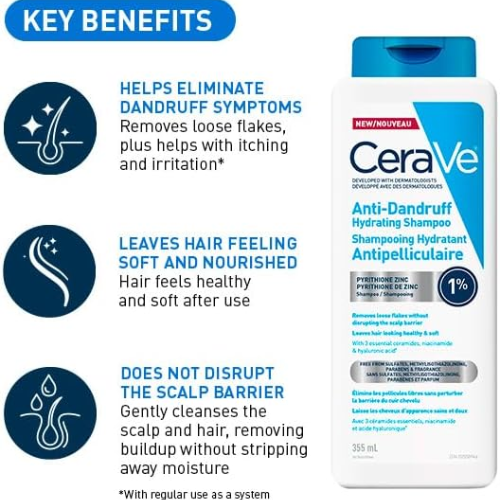 Anti-Dandruff Hydrating Shampoo – Soothing Scalp Care for Flake-Free, Moisturized Hair
