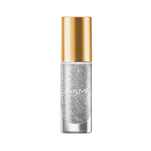 Lakmē Glitterati Collection Silver Dust - Glitter Nail Polish for Sparkling Nails