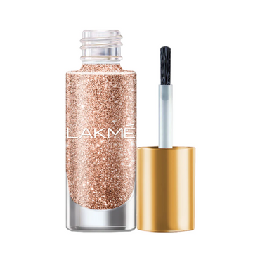 Lakmē Glitterati Collection Copper Burst - Glitter Nail Polish for Sparkling Nails