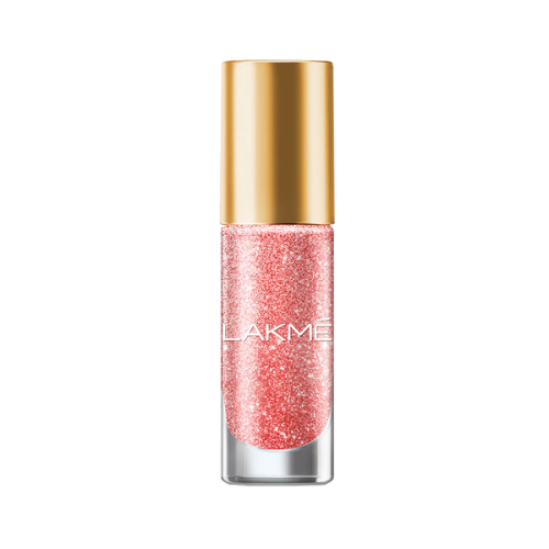 Lakmē Glitterati Collection Berry Blush - Glitter Nail Polish for Sparkling Nails