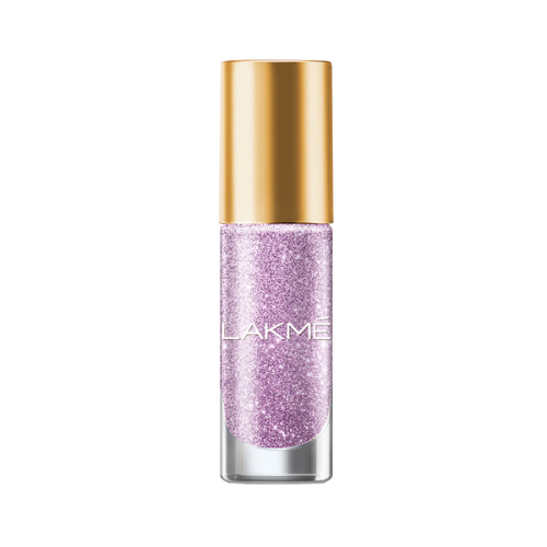 Lakmē Glitterati Collection Lavender Glam - Glitter Nail Polish for Sparkling Nails