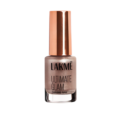 Lakmē Ultimate Glam Chrome Nail Red - Metallic Chrome Nail Polish