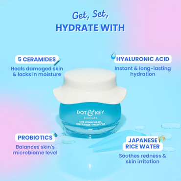 Dot & Key 72HR Hydrating Gel Moisturizer + Probiotics