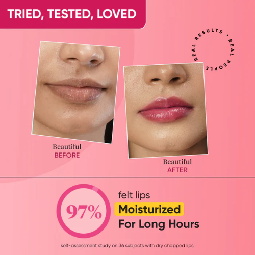 Dot & Key Vitamin C + E Brightening Lip Balm with SPF 50+ (Cherry Pop Medium Tinted)