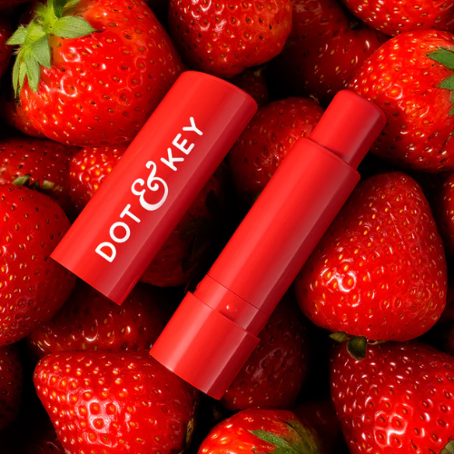 Dot & key SPF 50+ Barrier Repair Hydrating Lip Balm - Pack of 2 (Strawberry Red (Pack of 2))