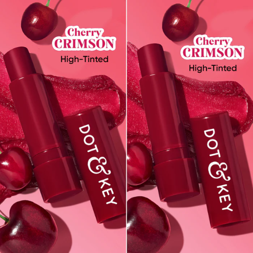 Dot & key SPF 50+ Barrier Repair Hydrating Lip Balm - Pack of 2 (Cherry Crimson (Pack of 2))