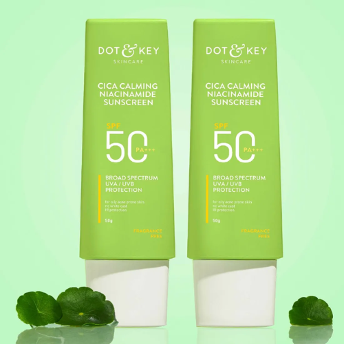 Dot & key SPF 50+ Cica & Niacinamide Sunscreen - Pack of 2 160g