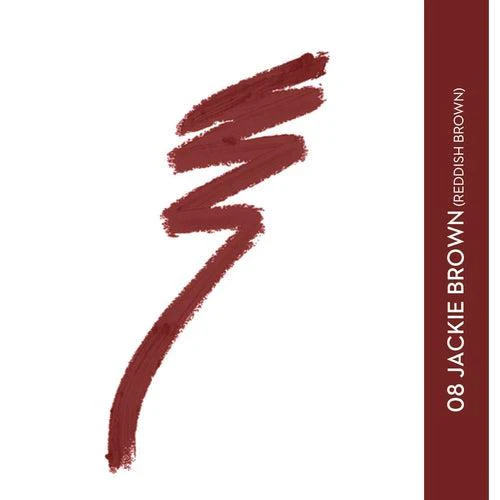 SUGAR Cosmetics Matte As Hell Crayon Lipstick08 Jackie Brown (Reddish Brown) 2.8 gm