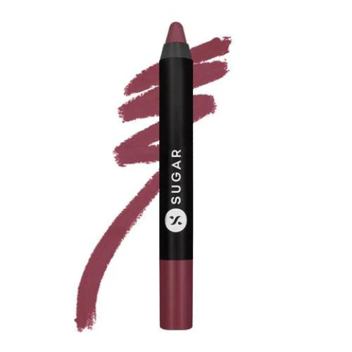 SUGAR Cosmetics Matte As Hell Crayon Lipstick 17 Brandy Harrington (Rusty Reddish Pink) 2.8gm