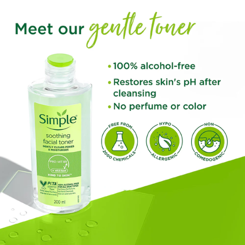 Simple Soothing Facial Toner 200ml