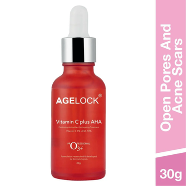 O3+ Vitamin C plus AHA for open pores and acne scars (30g)