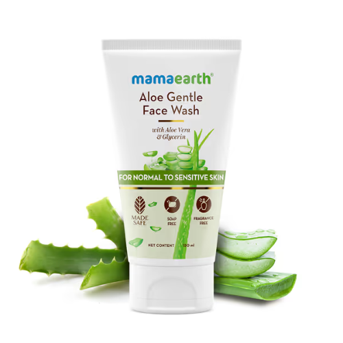 Mama Earth Aloe Vera Face Wash with Aloe Vera & Ashwagandha for a Youthful Glow
