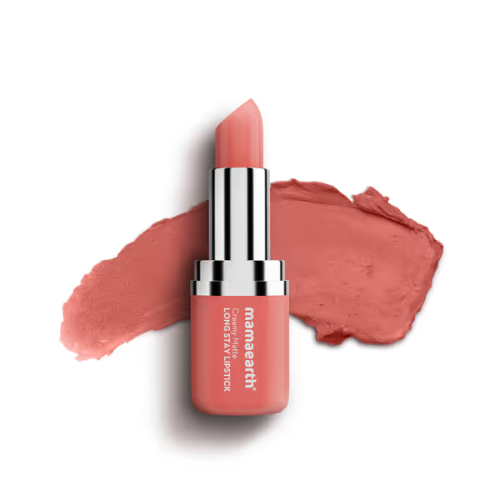 Mama Earth Creamy Matte Long Stay Lipstick 4.2g | Murumuru Butter