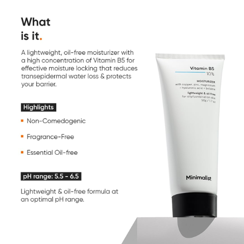 Minimalist Vitamin B5 10% Moisturizer 100g
