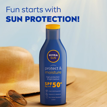 NIVEA Sun SPF 50 Lotion 125ml | Broad Spectrum UV Protection