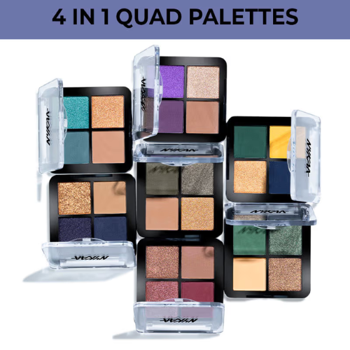 Nykaa Cosmetics Eyes On Me! 4 in 1 Quad Eyeshadow Palette - 5g