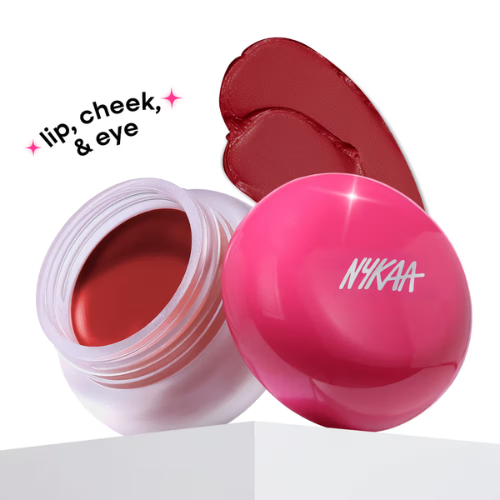 Nykaa Cosmetics Whipped Blurring Multi-use Blush Pot For Lips Cheeks & Eyes (4g)