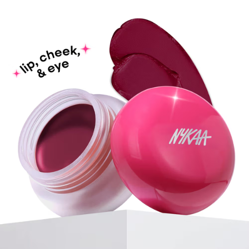Nykaa Cosmetics Whipped Blurring Multi-use Blush Pot For Lips Cheeks & Eyes (4g)