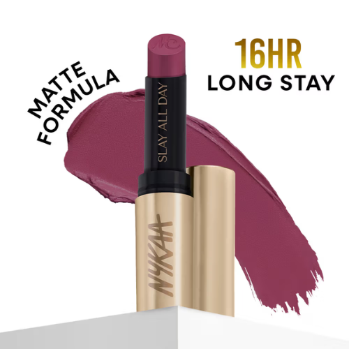 Nykaa Matte to Last No Transfer Long Lasting Lipstick - Mulled Wine(3.5g)