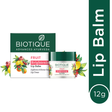 Biotique Fruit Brightening Lip Balm for Soft Pink Lips