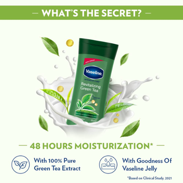 Vaseline Green Tea Body Lotion 100ml | Revitalizing Care